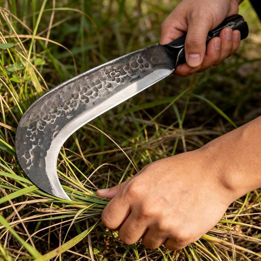 ETZOOEUU garden brush clearer tool helps trimming around borders.