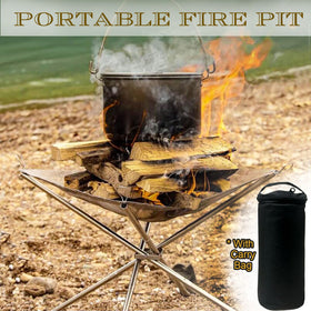 Eubeneortho fire pit assembly shows quick setup without tools.