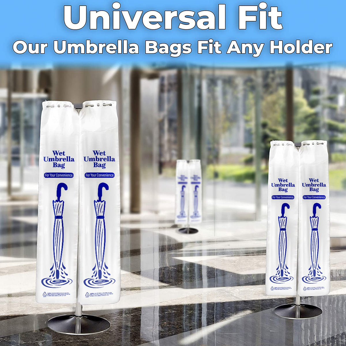 EUCATUS large umbrella sleeves 7in provide generous coverage for tall umbrellas.
