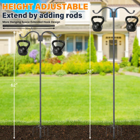 EUIJOIP 5-prong base enhances stability in windy or soft ground.