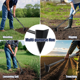 EUIJOIP heavy duty steel blade resists bending for tough digging tasks
