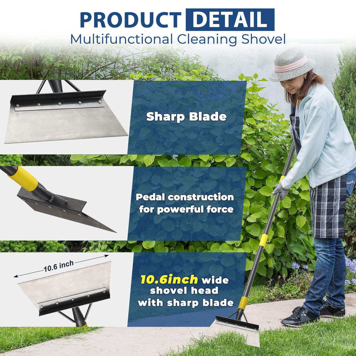 EUIJOIP ice and snow removal tool for winter cleanup.