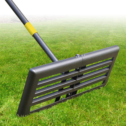EUIJOIP lawn leveling rake with 27-inch head for efficient leveling