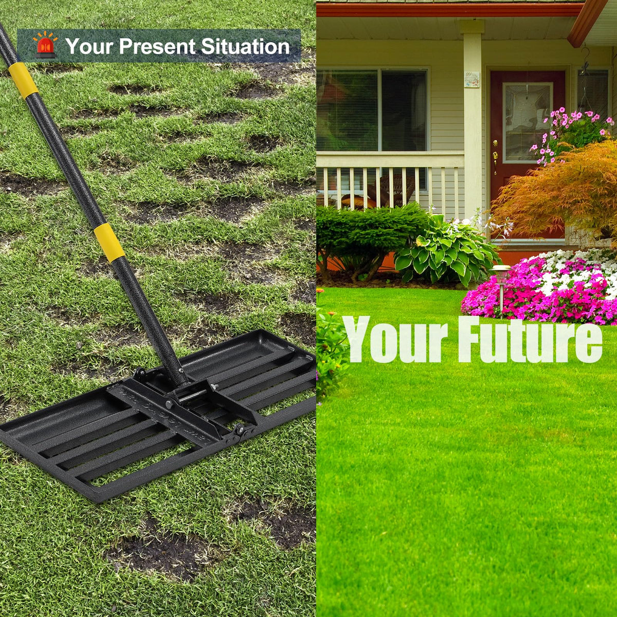 EUIJOIP versatile tool for topdressing, seeding, and fertilizer application