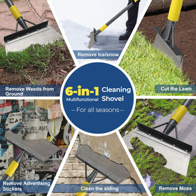 EUIJOIP multifunction cleaning shovel for garden and driveway tasks with versatility.