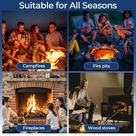 EUIJOIP 32-inch reach keeps you away from flames during use