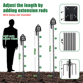 EUIJOIP tool-free assembly in minutes for quick installation.