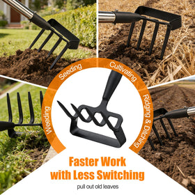 EUIJOIP versatile tool for raised beds, vegetable plots, and flower beds