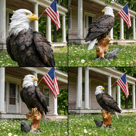 Euiroet funny bird statue for garden adds whimsy and a focal point.