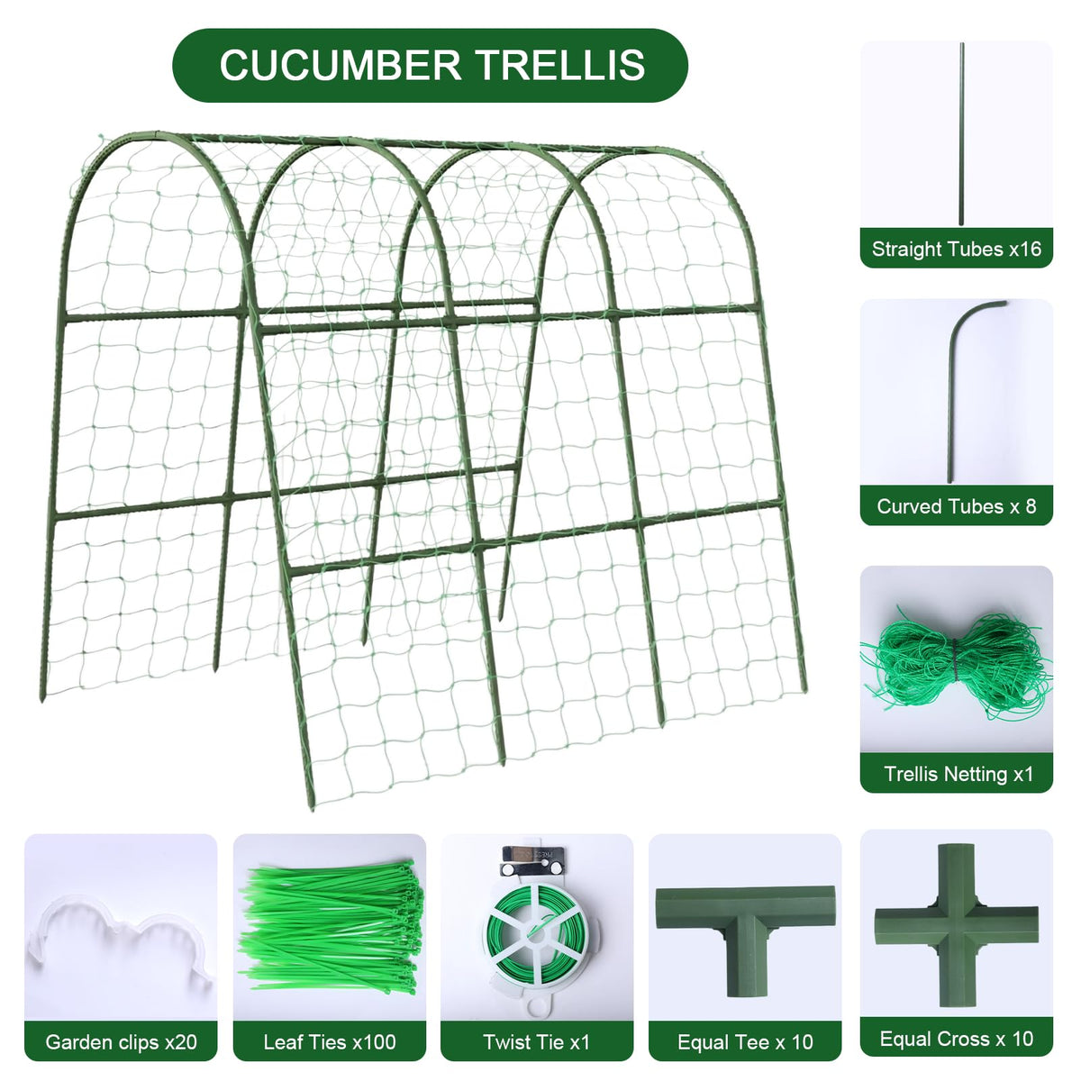 Eunice climbing net for plants enhances airflow and sunlight exposure for healthier vines
