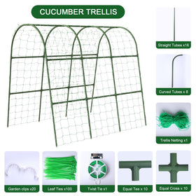 Eunice climbing net for plants enhances airflow and sunlight exposure for healthier vines