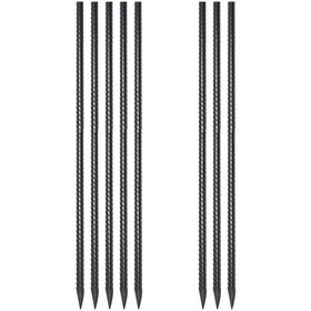 EUOKOK metal rebar stake with chisel end for secure ground anchoring