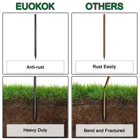 EUOKOK plant-support stake 36-inch provides sturdy garden support