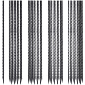 EUOKOK rebar stakes 24 inch straight for solid ground anchoring