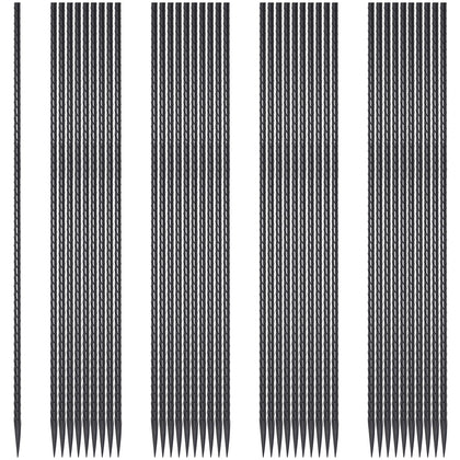 EUOKOK rebar stakes 24 inch straight for solid ground anchoring