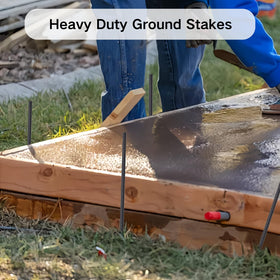 EUOKOK tent secure stake 36-inch helps keep tarps in place