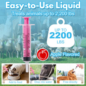 Euphea Praziquantel multi-animal use in a single bottle