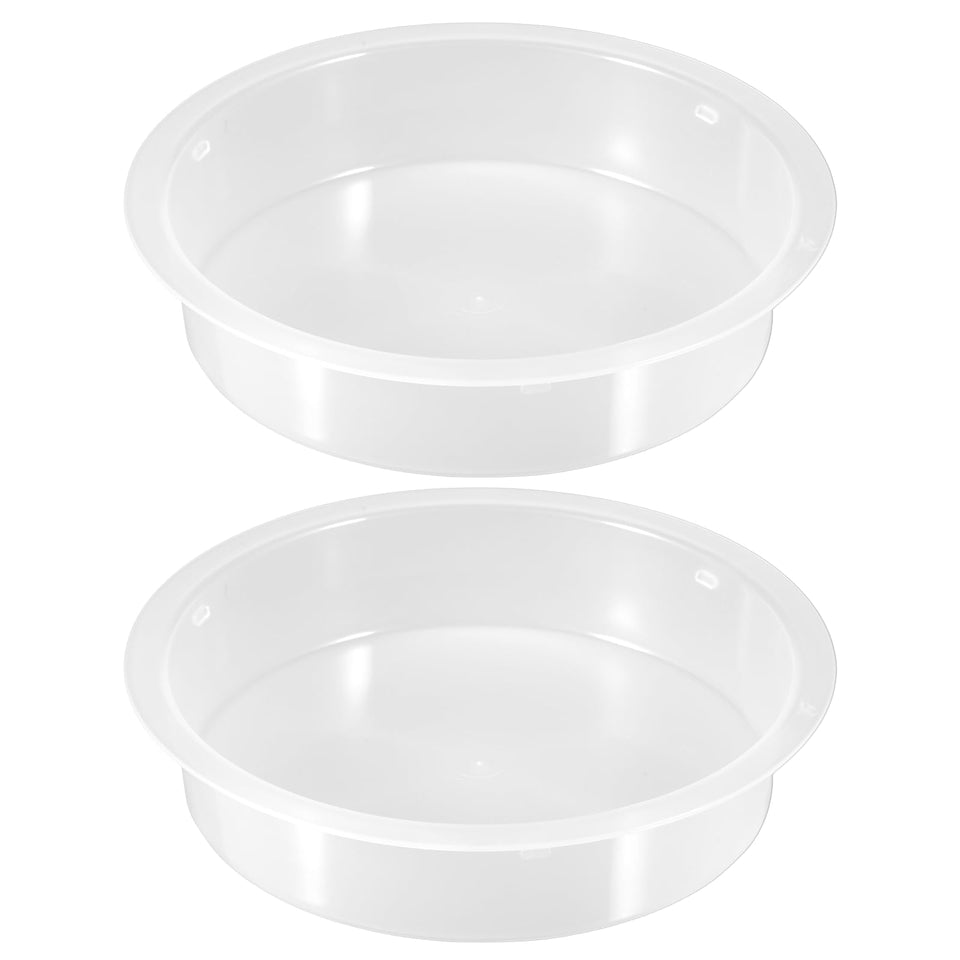 EupHHonycs two-pack birdbath white showing durable outdoor water bowls for birds