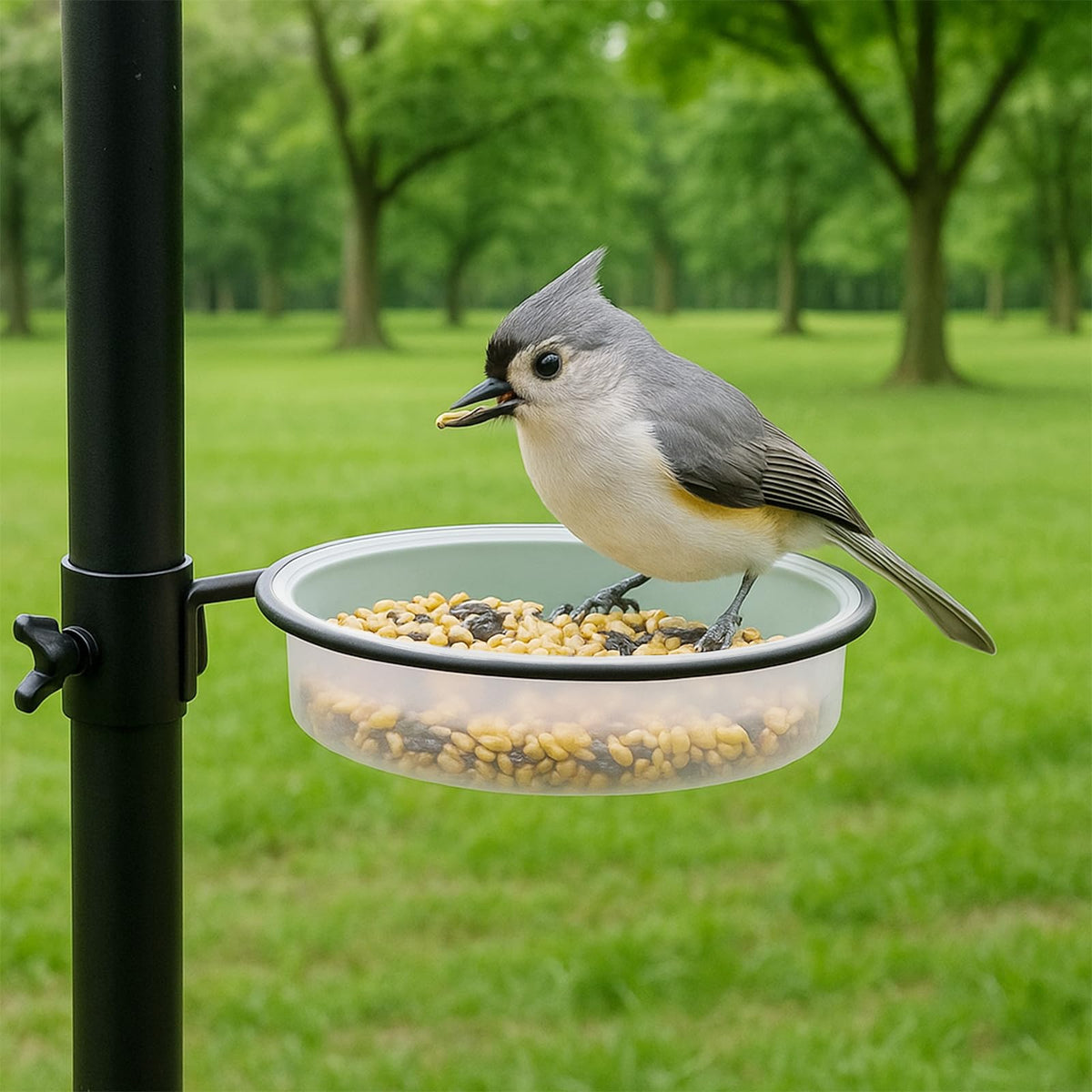 EupHHonycs water dish white easy-clean design for quick maintenance
