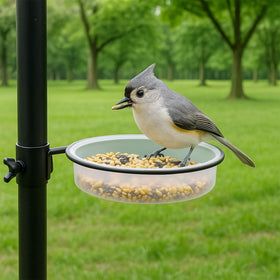 EupHHonycs water dish white easy-clean design for quick maintenance