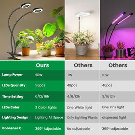 Eurbolan full-spectrum LED light supports healthy leaf and stem growth