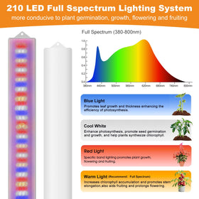 Eurbolan LED grow light strip versatile mounting options for tight spaces