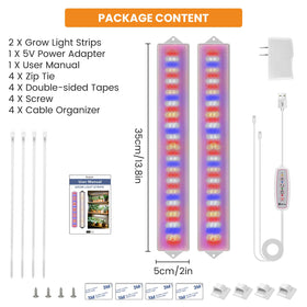 Eurbolan LED grow light strip suitable for offices and greenhouses