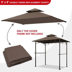 Eurmax 100 percent polyester fabric with UV protection and water repellency.