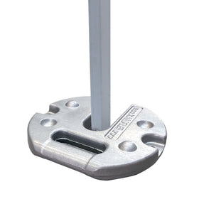 Eurmax weights work on concrete and grass for versatile use.