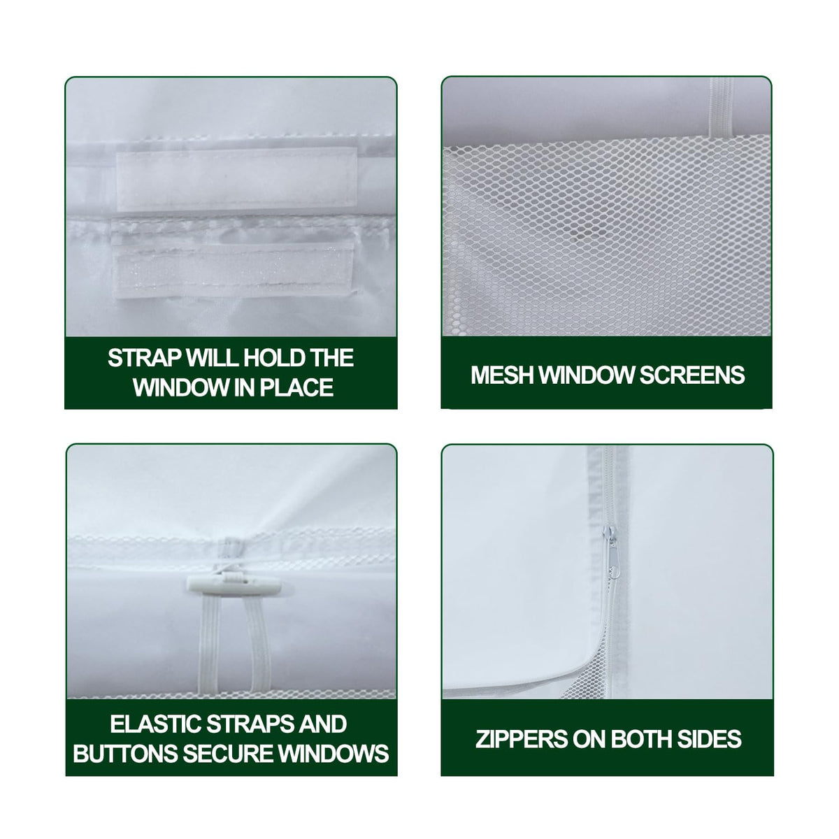 Eurmax four-walls enclosure for complete privacy when needed.