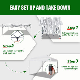 Eurmax NOMATTER 10x10 canopy top vented section for better airflow