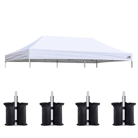 Eurmax replacement top for 10x20 canopy offering durable shade and quick setup.