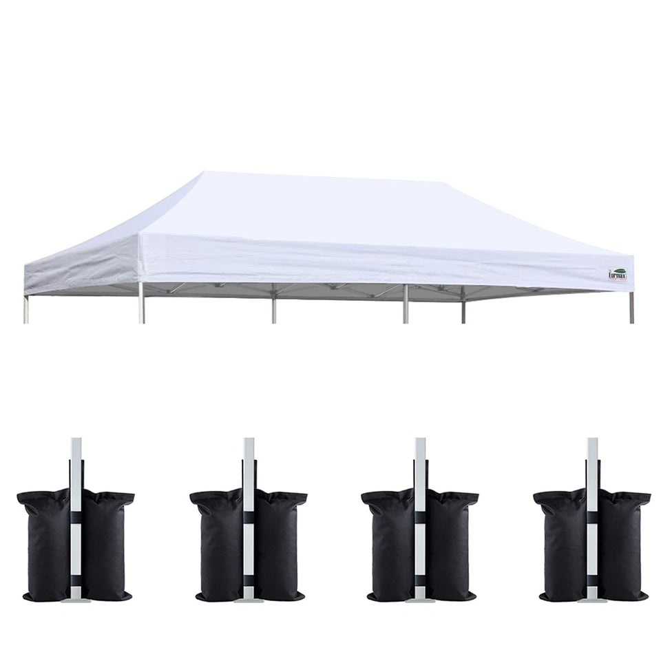 Eurmax replacement top for 10x20 canopy offering durable shade and quick setup.