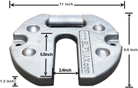 Eurmax stackable weights for canopies offer adjustable stabilization.