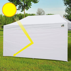 Eurmax SunWall desert and beach use-case for shade and privacy.
