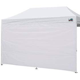 Eurmax SunWall side wall with UV protection, front view.