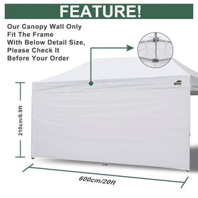 Eurmax SunWall water-resistant material close-up.