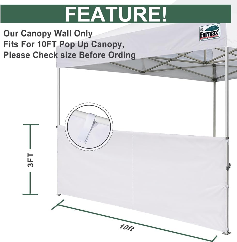 Eurmax SunWall demonstrates water resistance for light rain at outdoor events.