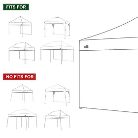Eurmax SunWall white color option ideal for bright venues.
