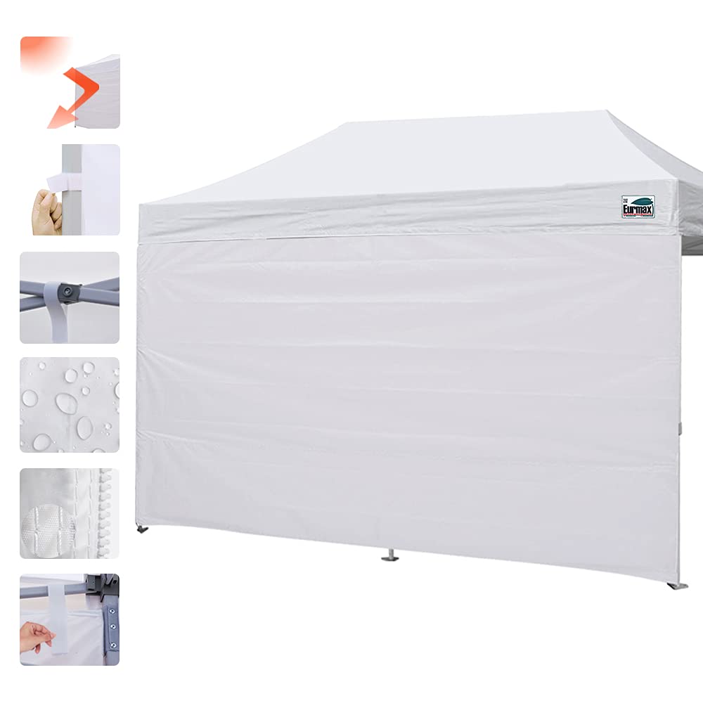 Eurmax SunWall side wall provides wind protection for outdoor events.