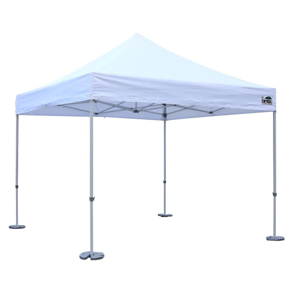 Eurmax weighted feet fit pop-up canopies for solid footing.