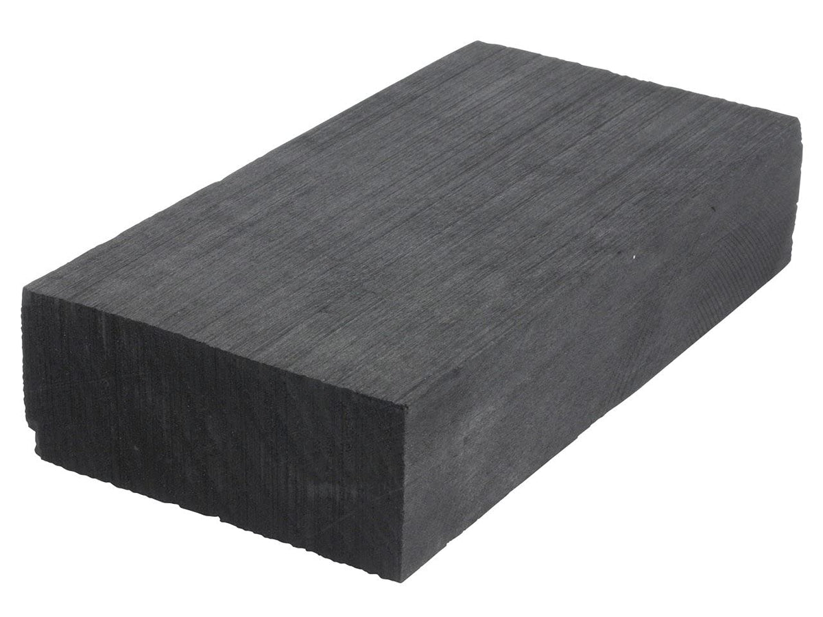 EUROTOOL charcoal block hard helps heat reflect for improved soldering control.