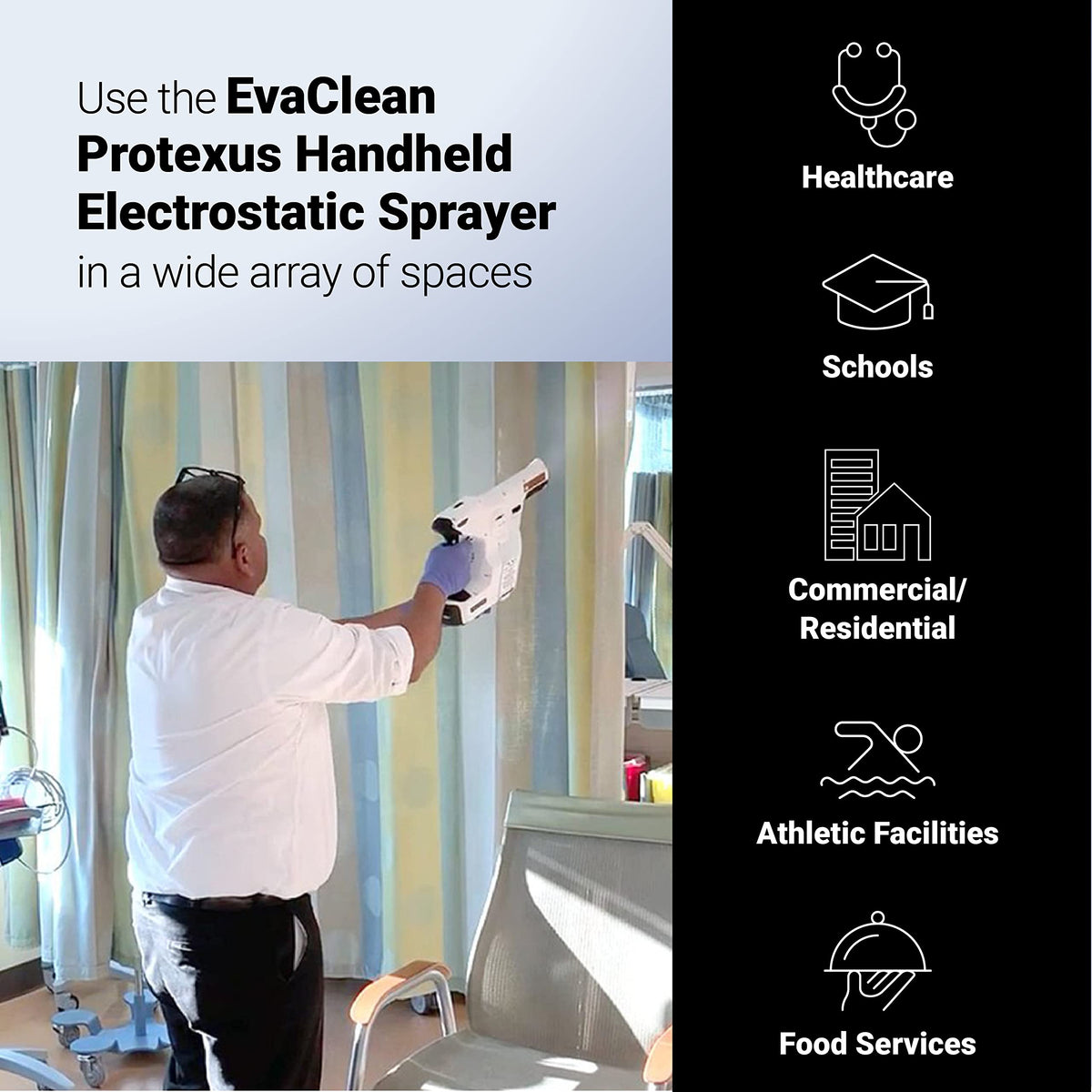 Cordless 16.8V battery powers the PX200 for portable spray sessions
