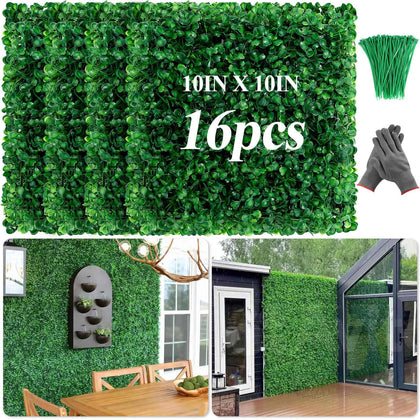 Evatage boxwood panel assembly shows easy interlocking for seamless walls
