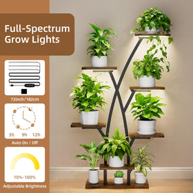 EVAWOO sturdy iron frame supports multiple pots safely.
