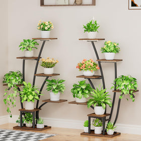 EVAWOO seven-tier wheatgrass-inspired design adds natural charm to corners