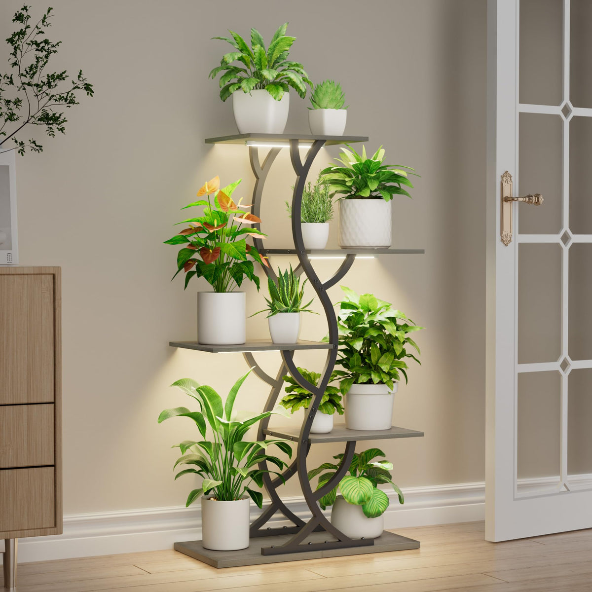 EVAWOO living room display illustrating versatile corner placement in compact spaces