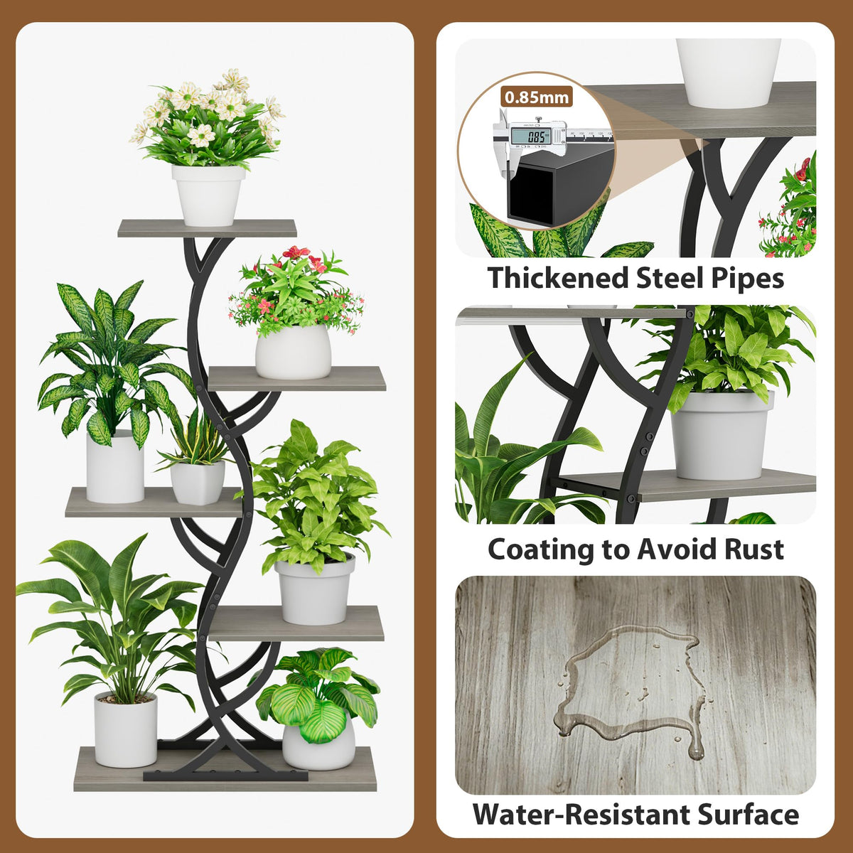 EVAWOO water-resistant boards resist moisture for easy maintenance in humidity