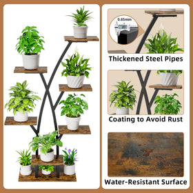 EVAWOO seven-tier corner display maximizes vertical space.