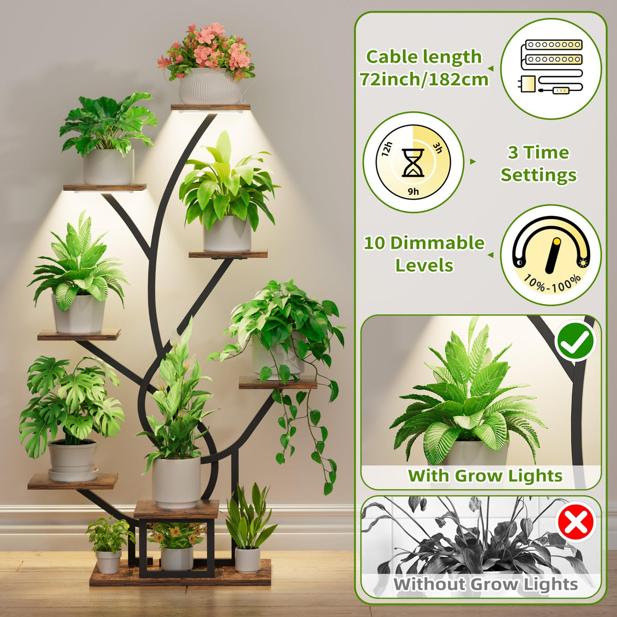 Evawoo spiral layout shelf showing space saving design